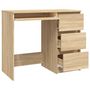 Voir la diapositive 4 : VIDAXL Bureau Chene sonoma 90x45x76 cm Bois d'ingenierie