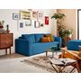 Voir la diapositive 3 : BEST MOBILIER Topaze - pouf - en velours côtelé