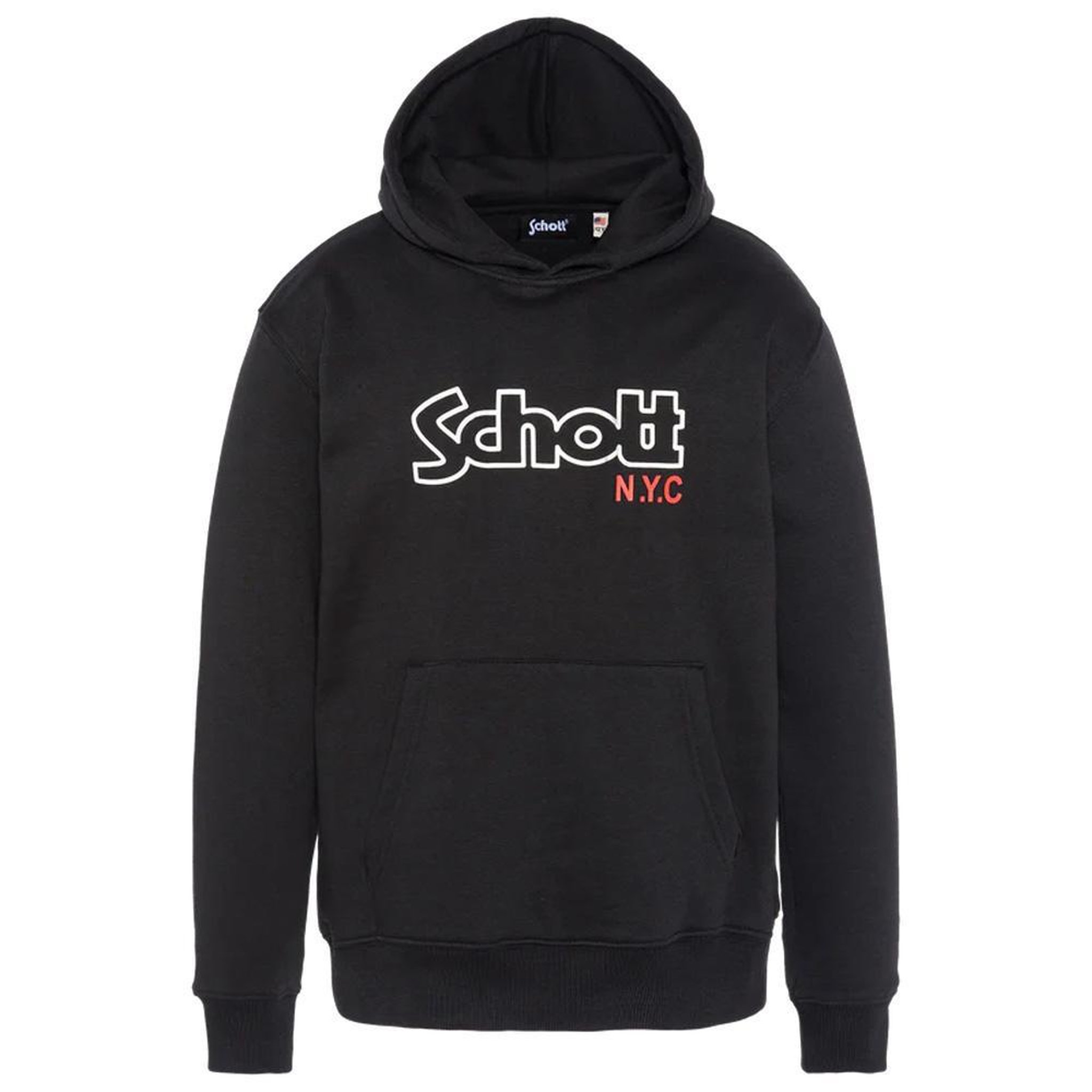 Schott Sweat à Capuche Noir Garçon Schott Sidney. Coloris disponibles : Noir