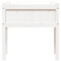 Voir la diapositive 5 : VIDAXL Jardinieres avec pieds blanc 70x31x70 cm bois de pin massif
