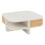 Voir la diapositive 1 : Paris Prix Table Basse en Rotin  Molly  85cm Blanc & Beige