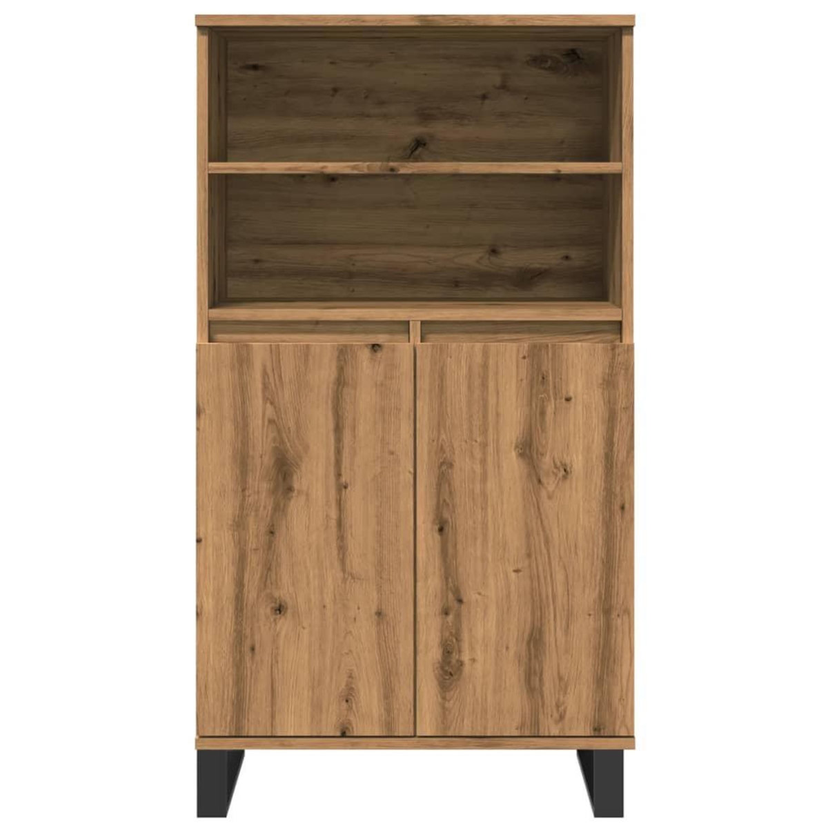VIDAXL Buffet haut chene artisanal 60x36x110 cm bois d'ingenierie