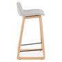 Voir la diapositive 3 : Paris Prix Tabouret de Bar Design  Talik  86cm Gris & Naturel
