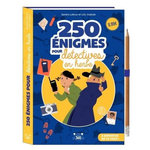250 ENIGMES POUR DETECTIVES EN HERBE. AVEC 1 CRAYON OFFERT , Lebrun Sandra