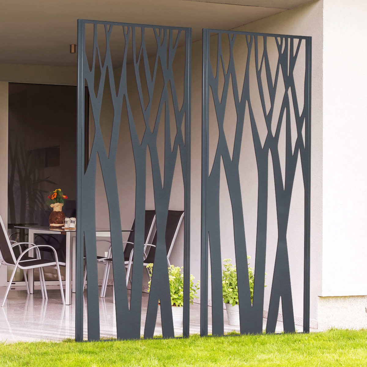 ID MARKET Panneau décoratif universel 150 x 50 CM KOS gris