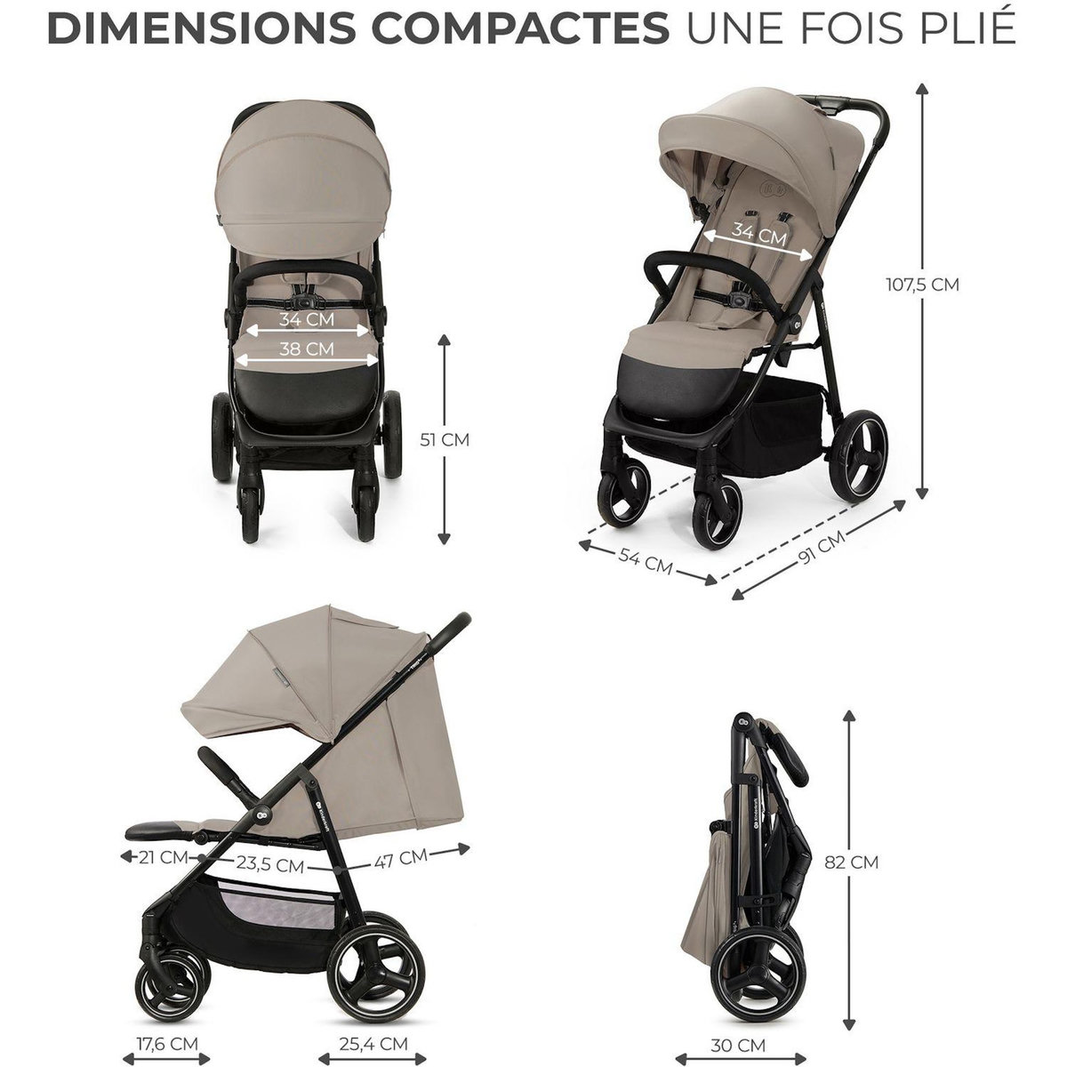 KINDERKRAFT Poussette TRIG 3