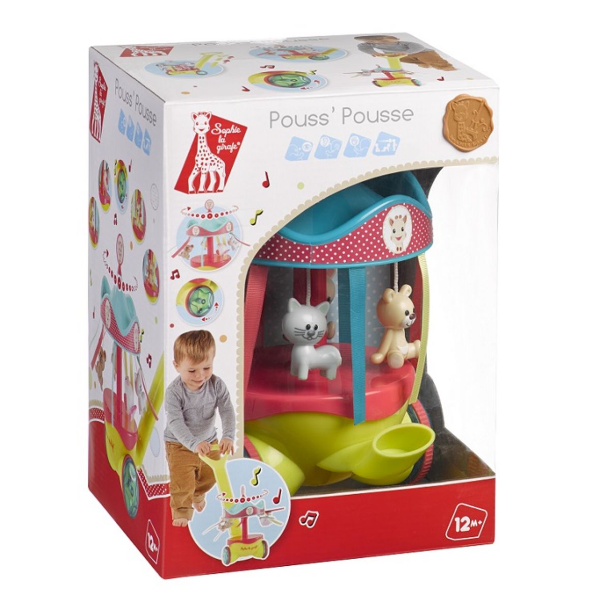 VULLI Pouss' pousse Sophie la Girafe