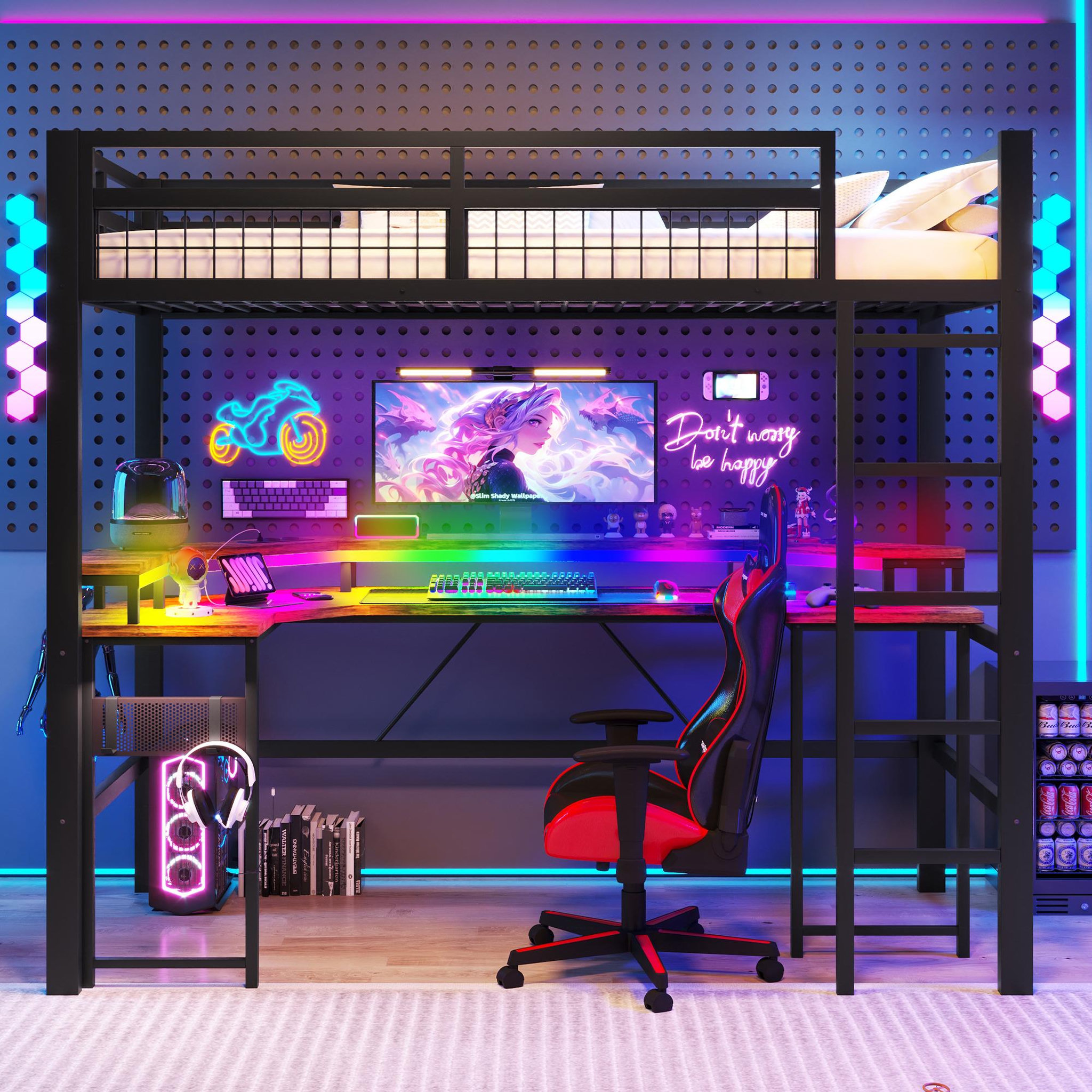 Voir la diapositive 2 : MERAX Lit mezzanine