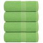 Voir la diapositive 1 : VIDAXL Serviettes d invité 4pcs vert pomme 30x50cm 360 g m² 100% coton