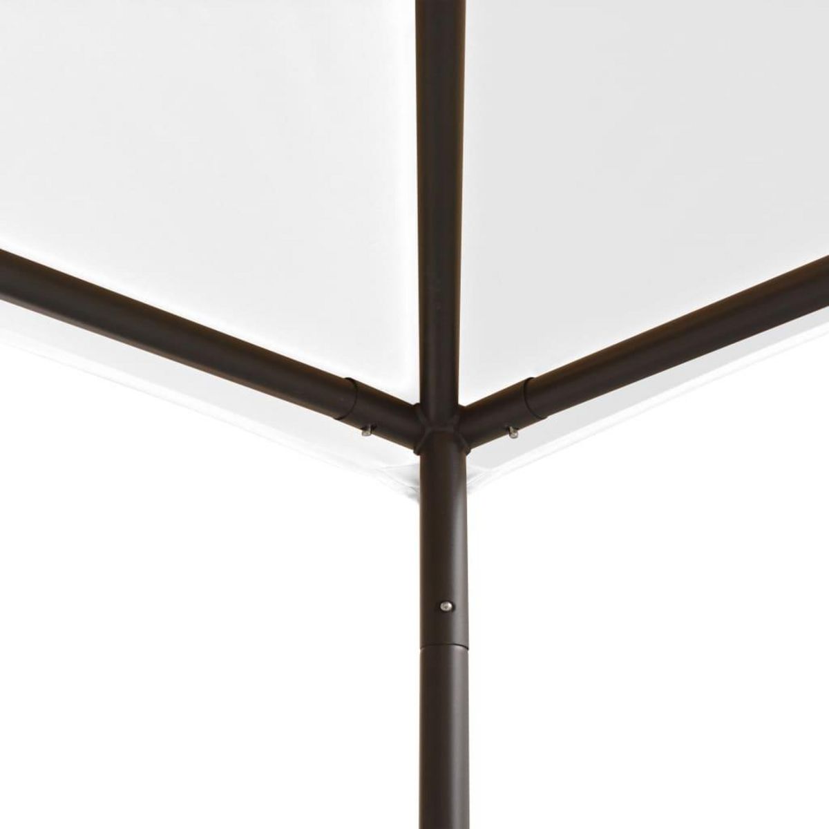 VIDAXL Tonnelle 3x3x2,9 m Blanc 180 g/m^2