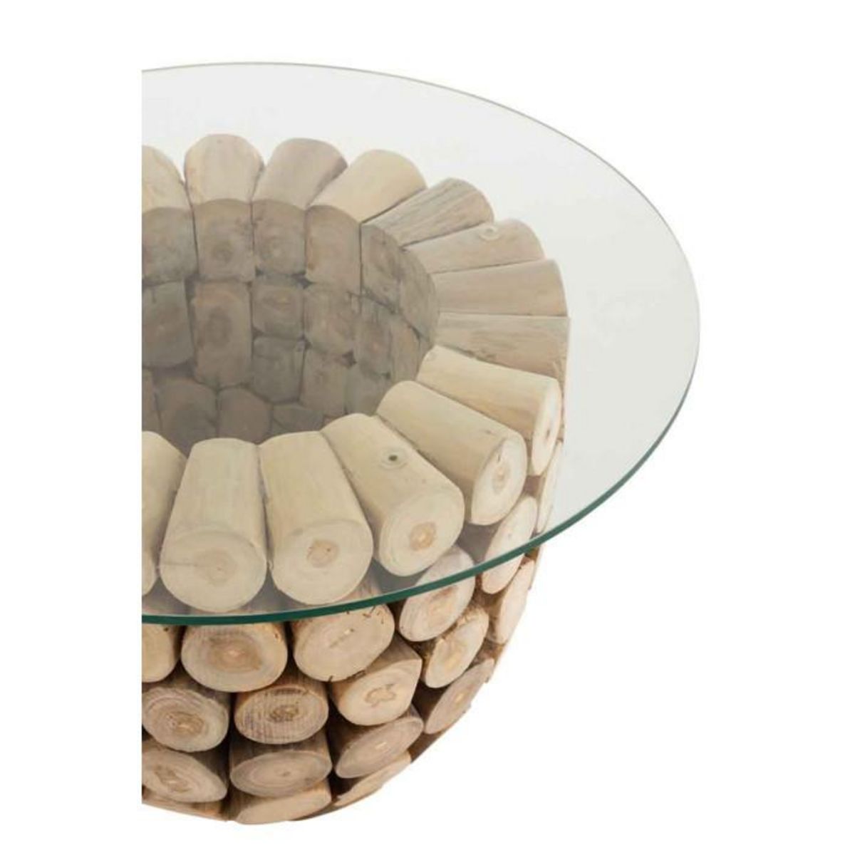 Paris Prix Table d'Appoint Design  Mivida  70cm Naturel
