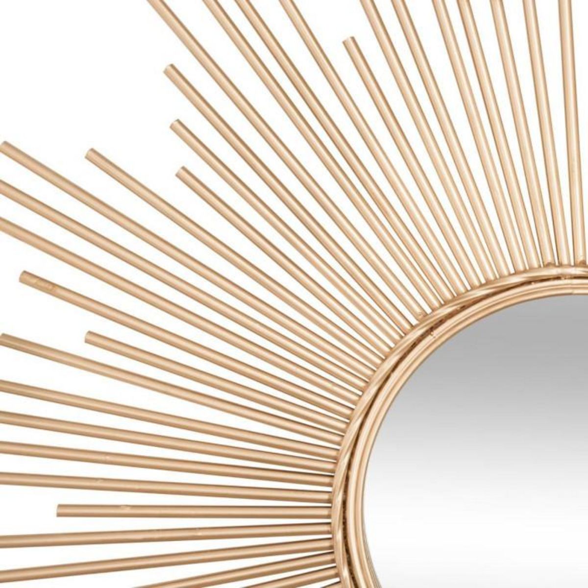 ATMOSPHERA Miroir en Métal  Tubes Dorés  99cm Or