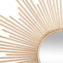Voir la diapositive 2 : ATMOSPHERA Miroir en Métal  Tubes Dorés  99cm Or