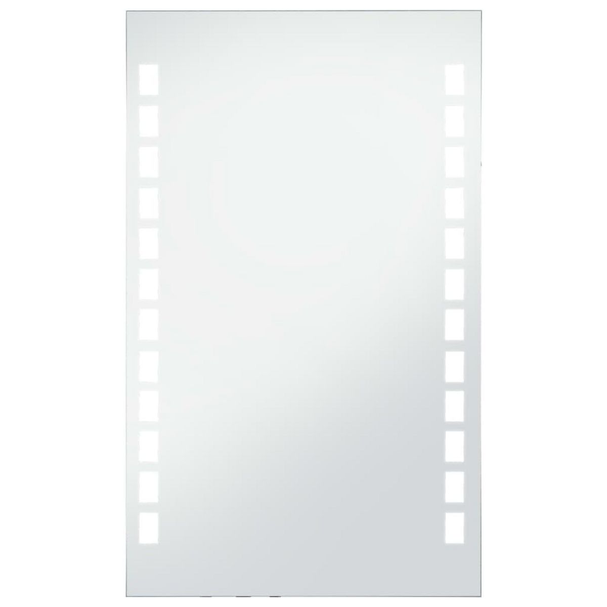 VIDAXL Miroir mural a LED pour salle de bains 60x100 cm