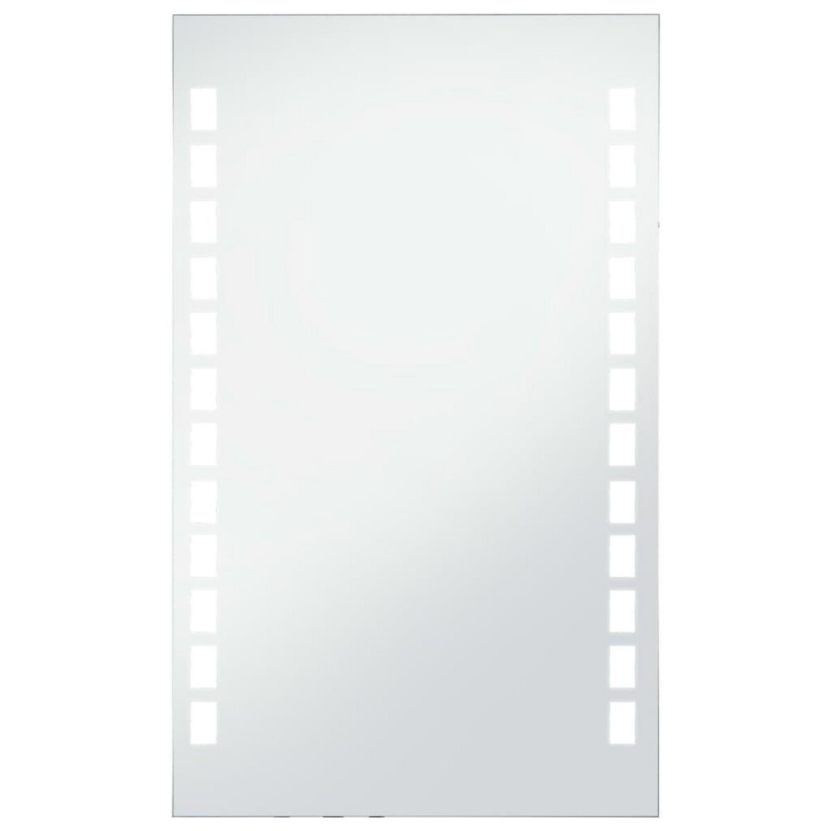VIDAXL Miroir mural a LED pour salle de bains 60x100 cm