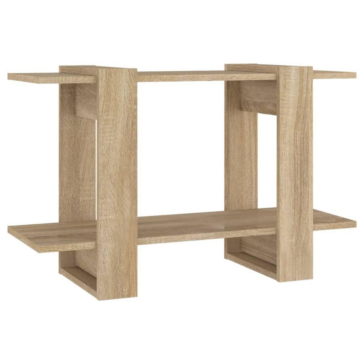 VIDAXL Bibliotheque/Separateur de piece Chene sonoma 80x30x51 cm