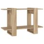 Voir la diapositive 2 : VIDAXL Bibliotheque/Separateur de piece Chene sonoma 80x30x51 cm