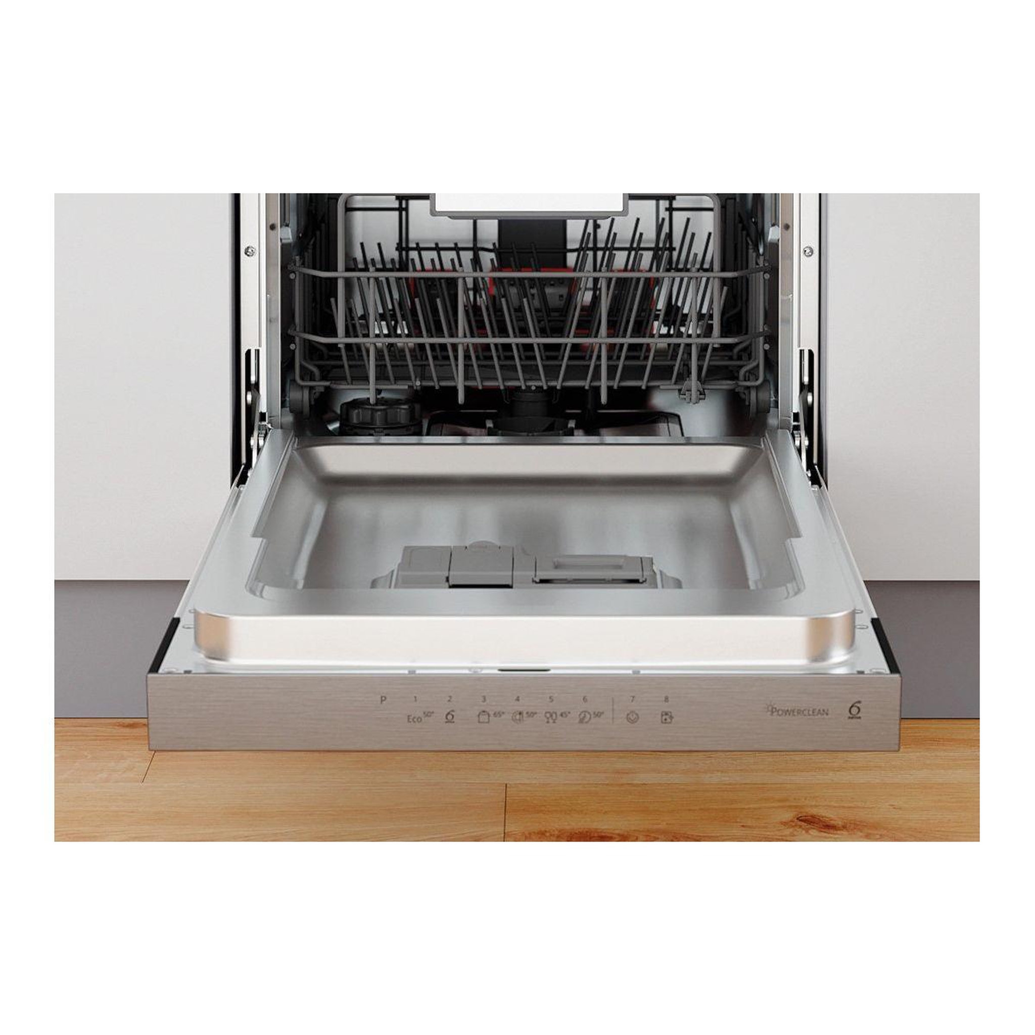 Voir la diapositive 3 : Whirlpool Lave vaisselle encastrable WSBO3O34PFX 6ème Sens