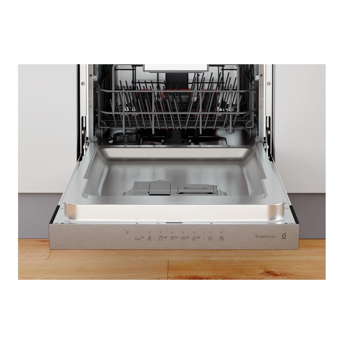 Whirlpool Lave vaisselle encastrable WSBO3O34PFX 6ème Sens