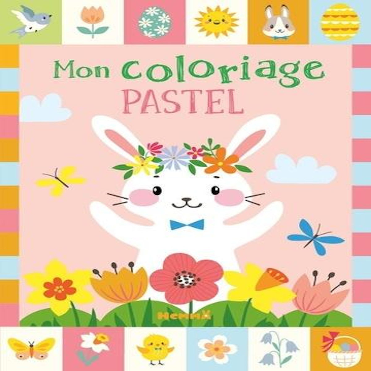 MON COLORIAGE PASTEL PAQUES. STICKERS OFFERTS, Hemma