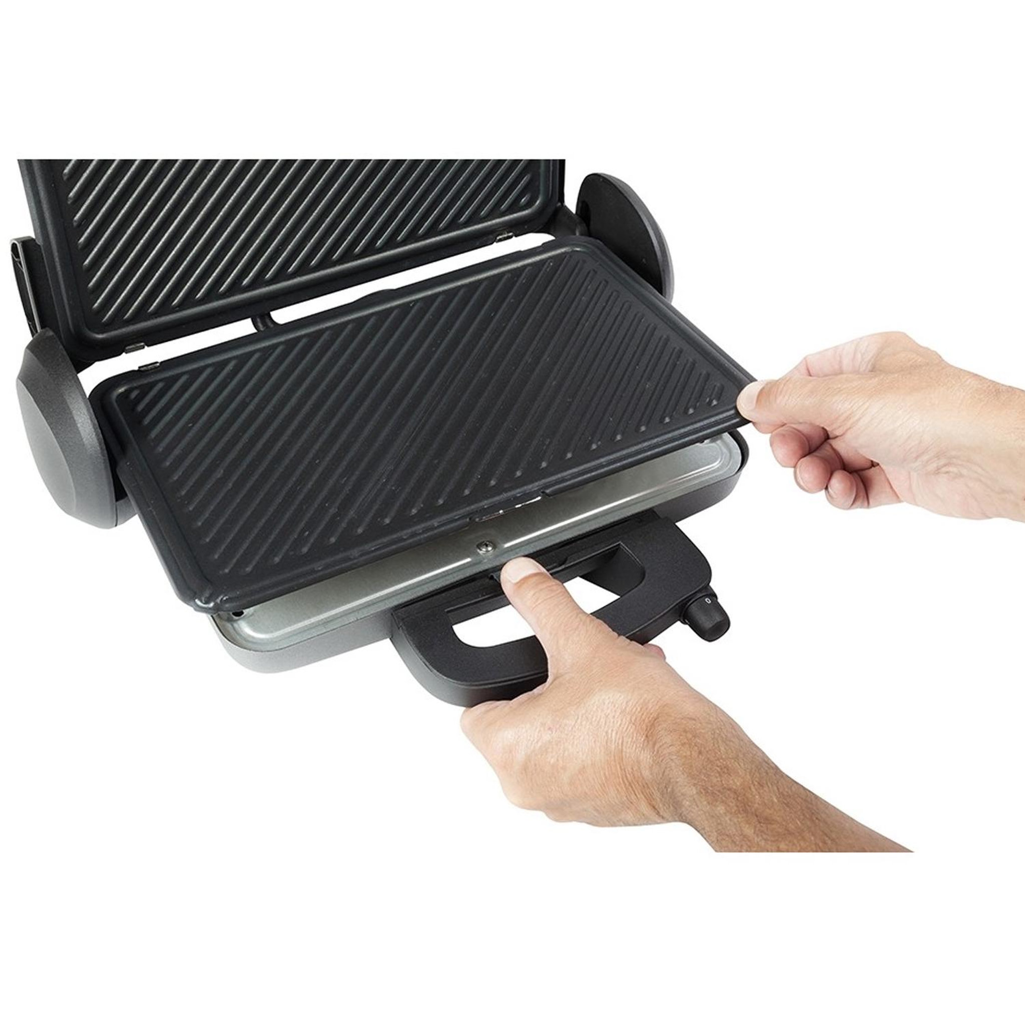 Voir la diapositive 3 : Bestron Grill viande et panini 1800w - ACG380