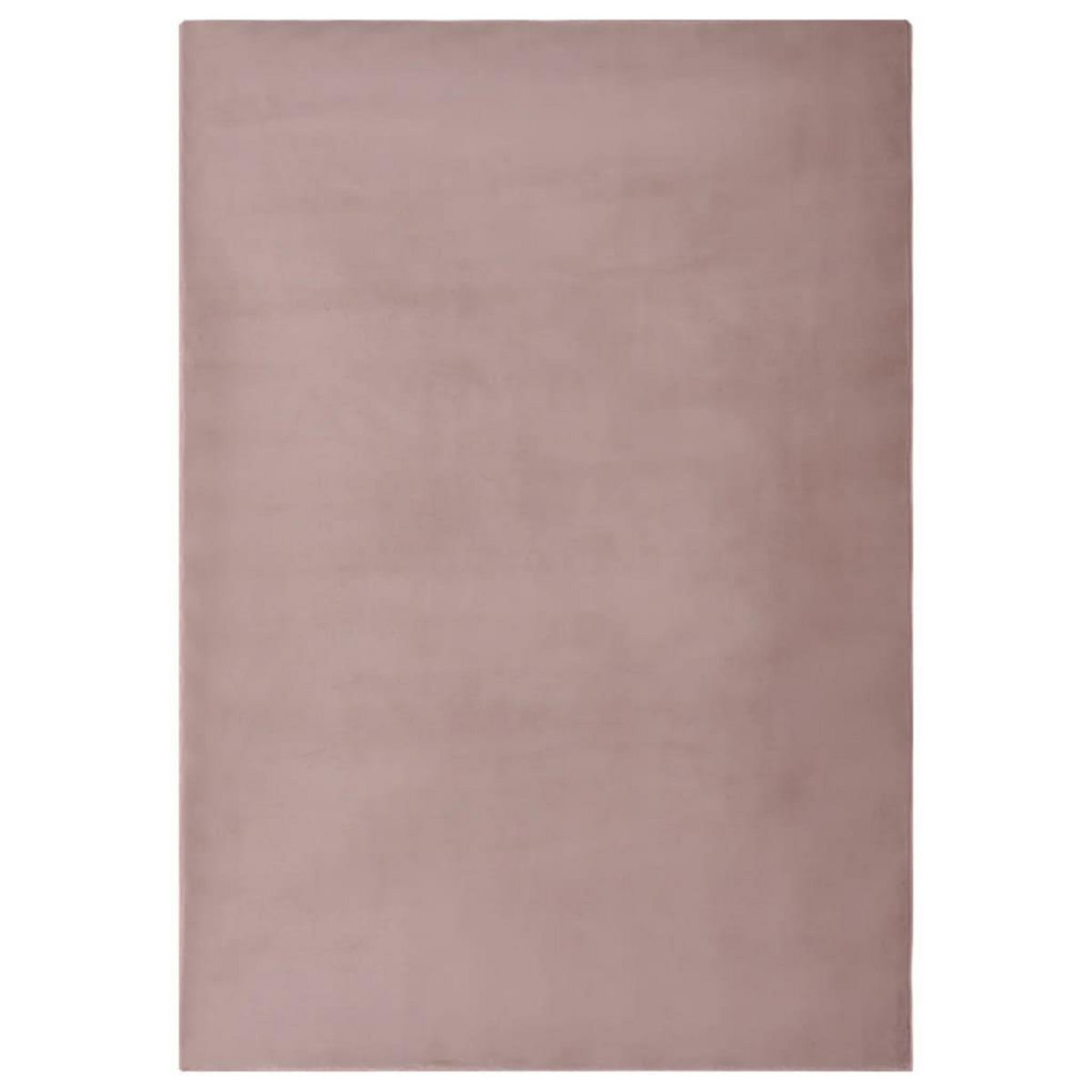 VIDAXL Tapis Fausse fourrure de lapin 200x300 cm Vieux rose
