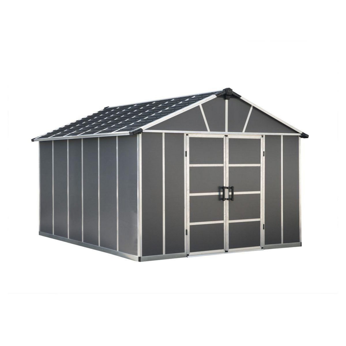 Canopia by PALRAM Abri de jardin métal - Avec plancher - 11,3m² - YUKON