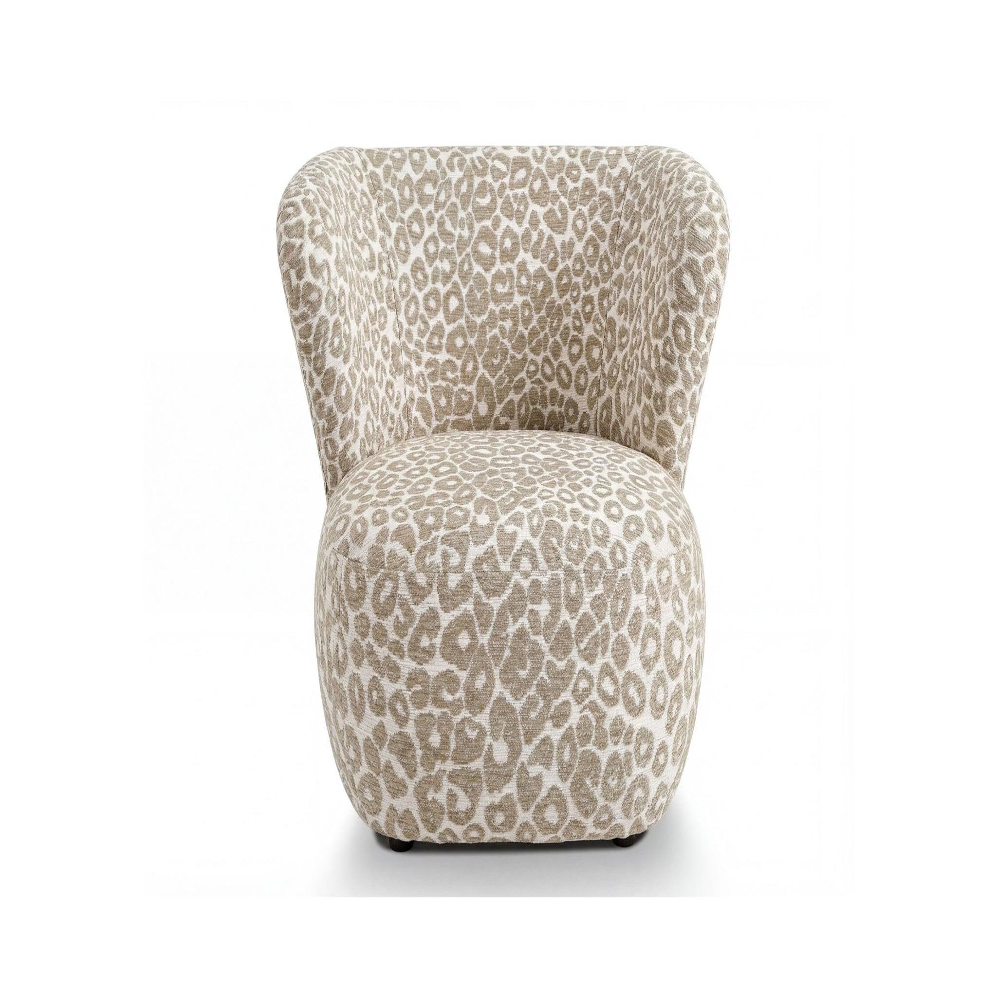 Voir la diapositive 1 : CASANOVA PARIS Capri - fauteuil tissu imprimé animalier