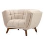 Voir la diapositive 5 : Rendez vous déco Fauteuil en velours vert foncé - Mona