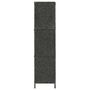 Voir la diapositive 4 : VIDAXL Cloison de separation 5 panneaux Noir 193x160 cm Jacinthe d'eau