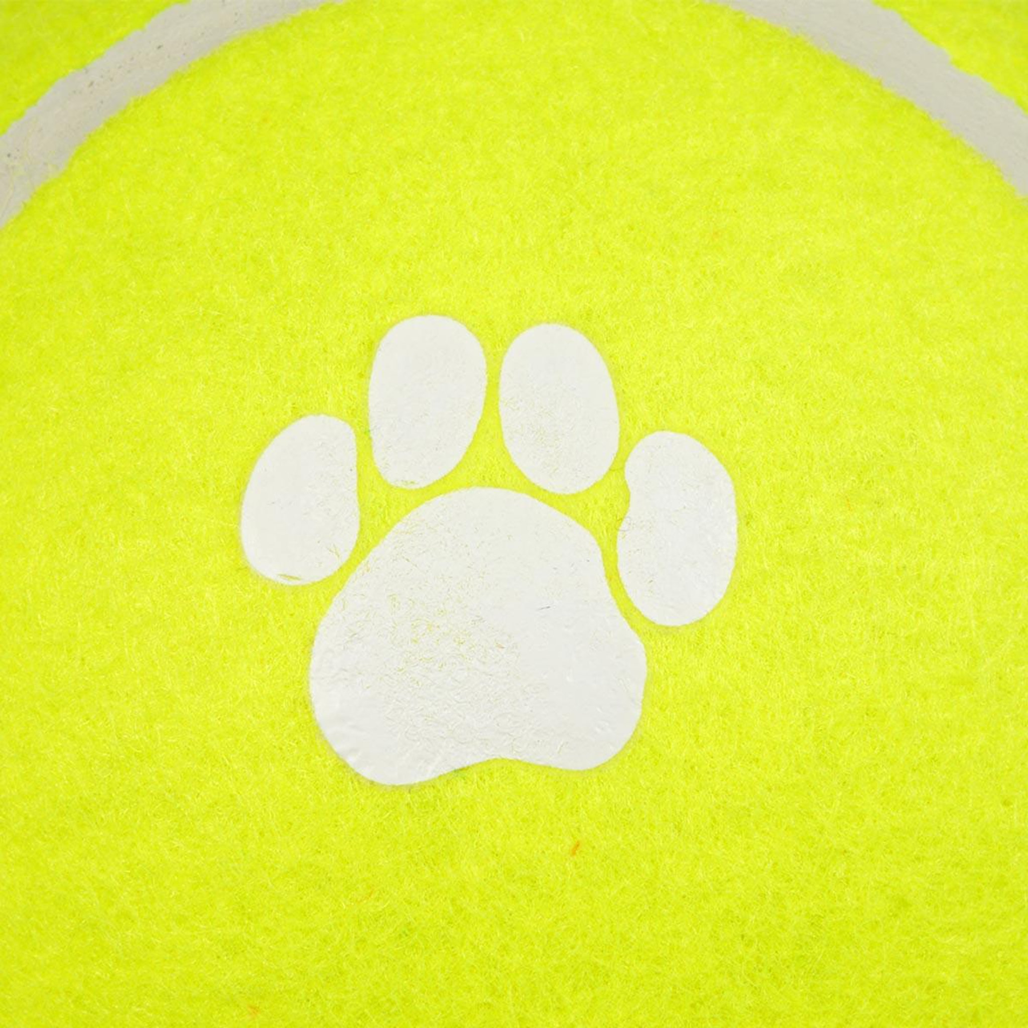Voir la diapositive 2 : LOVE STORY Jouet pour chien  balle de tennis  15cm jaune