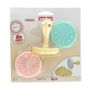 Voir la diapositive 5 : ZENKER Lot de 3 tampons à pâtisserie pour biscuits Zenker