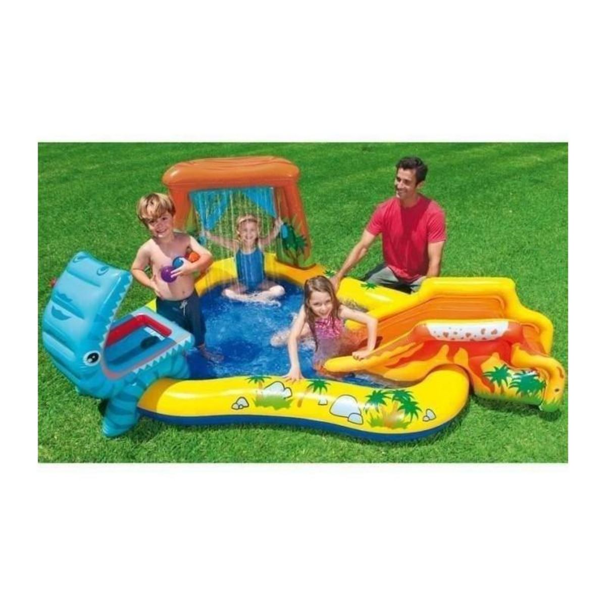 INTEX Aire de jeux gonflable Jurassic - Intex