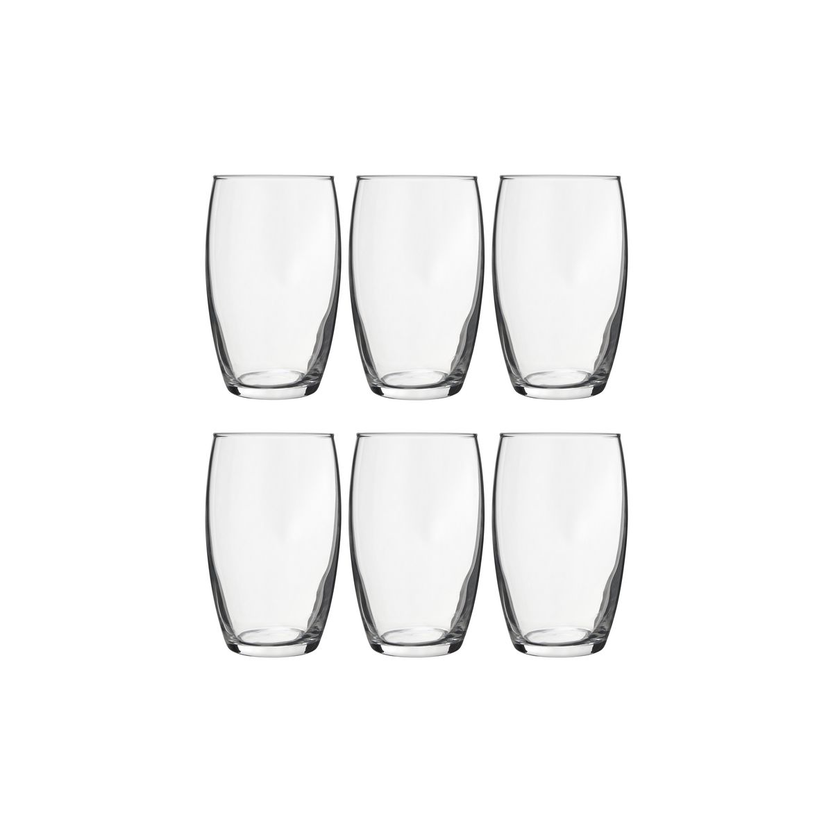 Lot de 6 verres à eau 36 cl