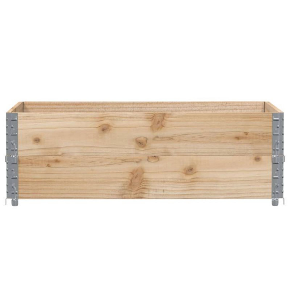 VIDAXL Colliers de palette 2 pcs 120x80 cm bois de pin solide