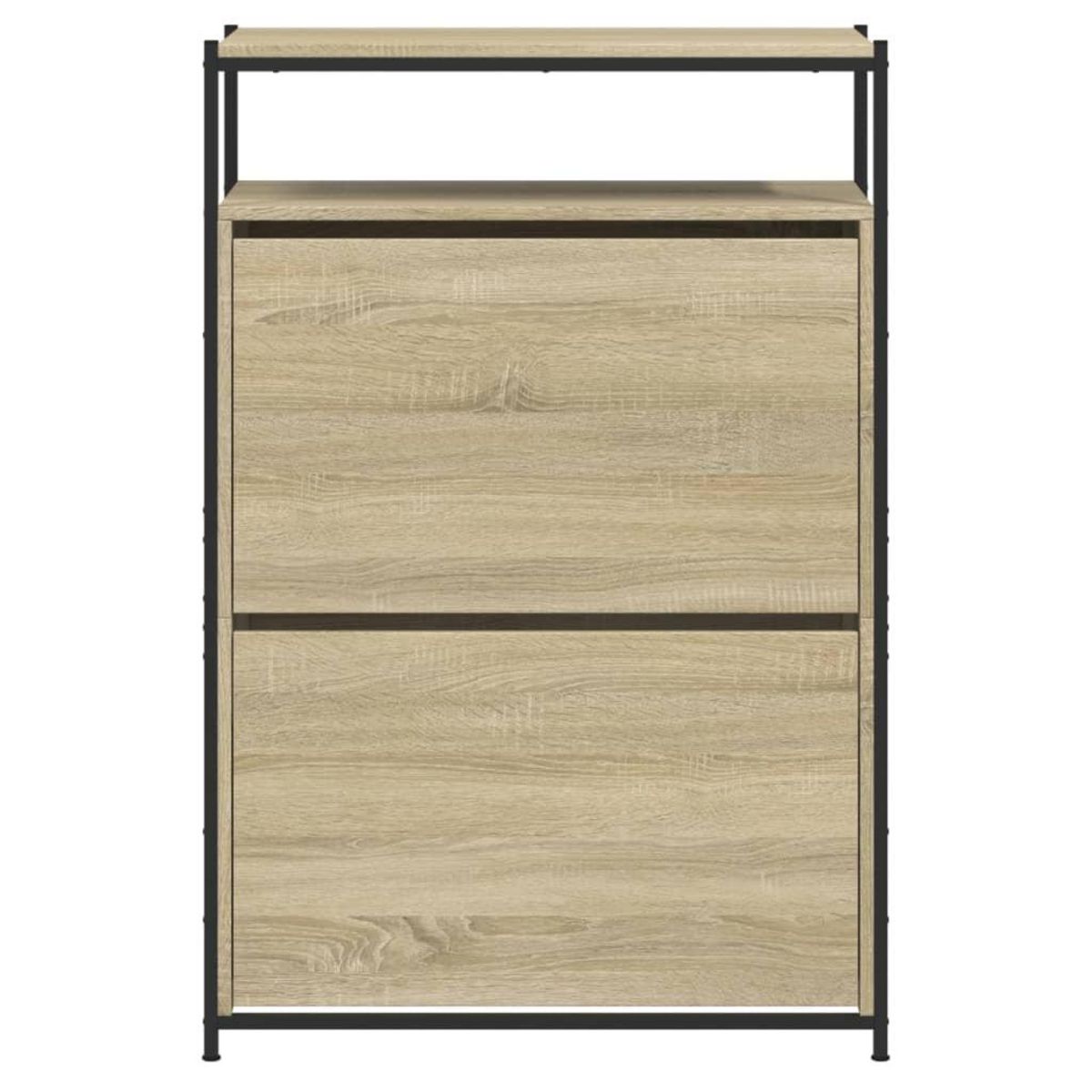 VIDAXL Armoire a chaussures chene sonoma 75x34x112cm bois d'ingenierie