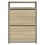 Voir la diapositive 5 : VIDAXL Armoire a chaussures chene sonoma 75x34x112cm bois d'ingenierie