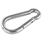 Windhager Mousqueton en acier inoxydable 8,1cm