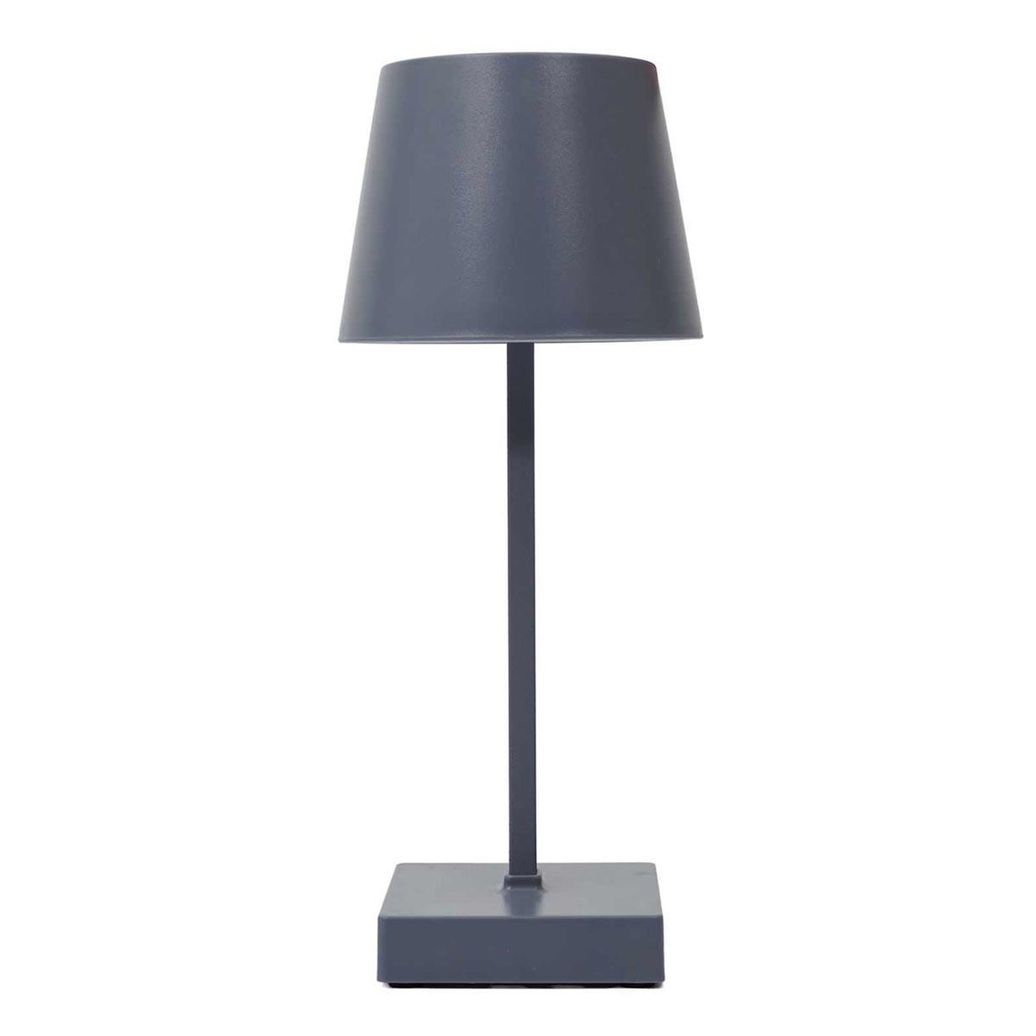 The Home Deco Factory Lampe à poser tactile  led  26cm gris
