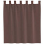 Voir la diapositive 4 : VIDAXL Rideaux en voile avec passe-tringles 2 pcs marron