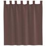 Voir la diapositive 4 : VIDAXL Rideaux en voile avec passe-tringles 2 pcs marron