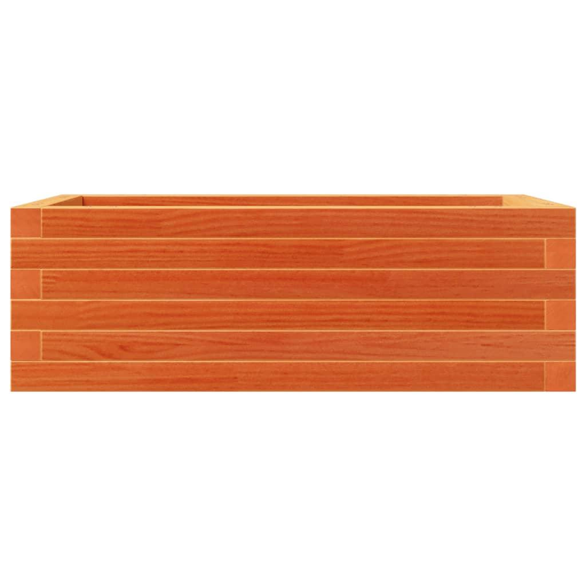 Voir la diapositive 5 : VIDAXL Jardiniere cire marron 70x40x23 cm bois de pin massif