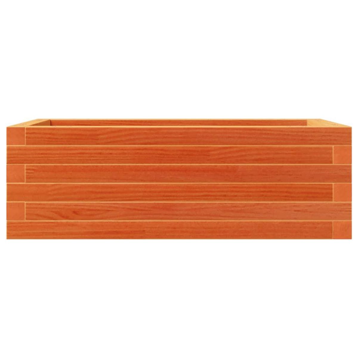 VIDAXL Jardiniere cire marron 70x40x23 cm bois de pin massif