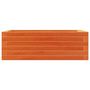 Voir la diapositive 5 : VIDAXL Jardiniere cire marron 70x40x23 cm bois de pin massif