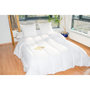 Voir la diapositive 3 : Bleu Calin Couette protection totale anti acariens 400 gr/m² 220 x 240 cm pour lit 2 places 140 x 190 cm à 160 x 200 cm - Blanc - 220 x 240 cm pour lit 2 places