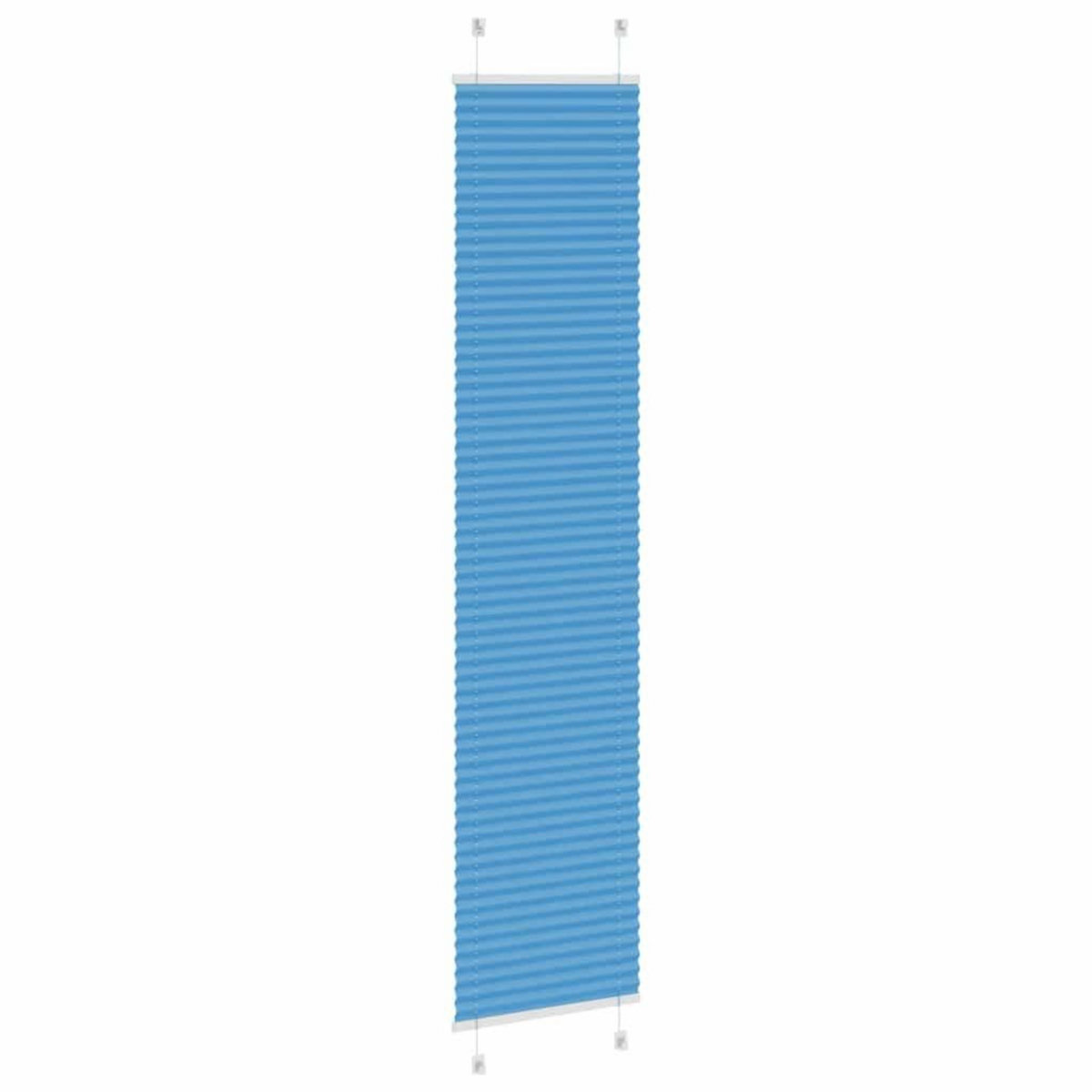 VIDAXL Store plisse bleu 40x200 cm largeur du tissu 39,4 cm polyester