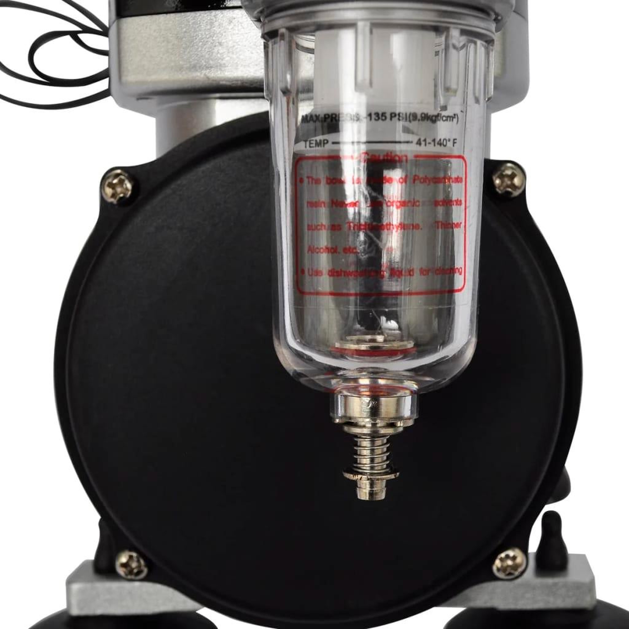 Voir la diapositive 5 : VIDAXL Kit de compresseur d'aerographe avec 2 pistolets