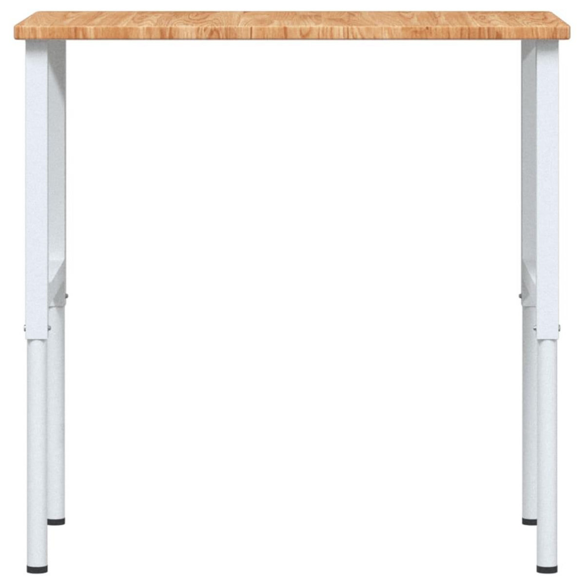 VIDAXL Etabli marron clair bois de chene massif rectangulaire