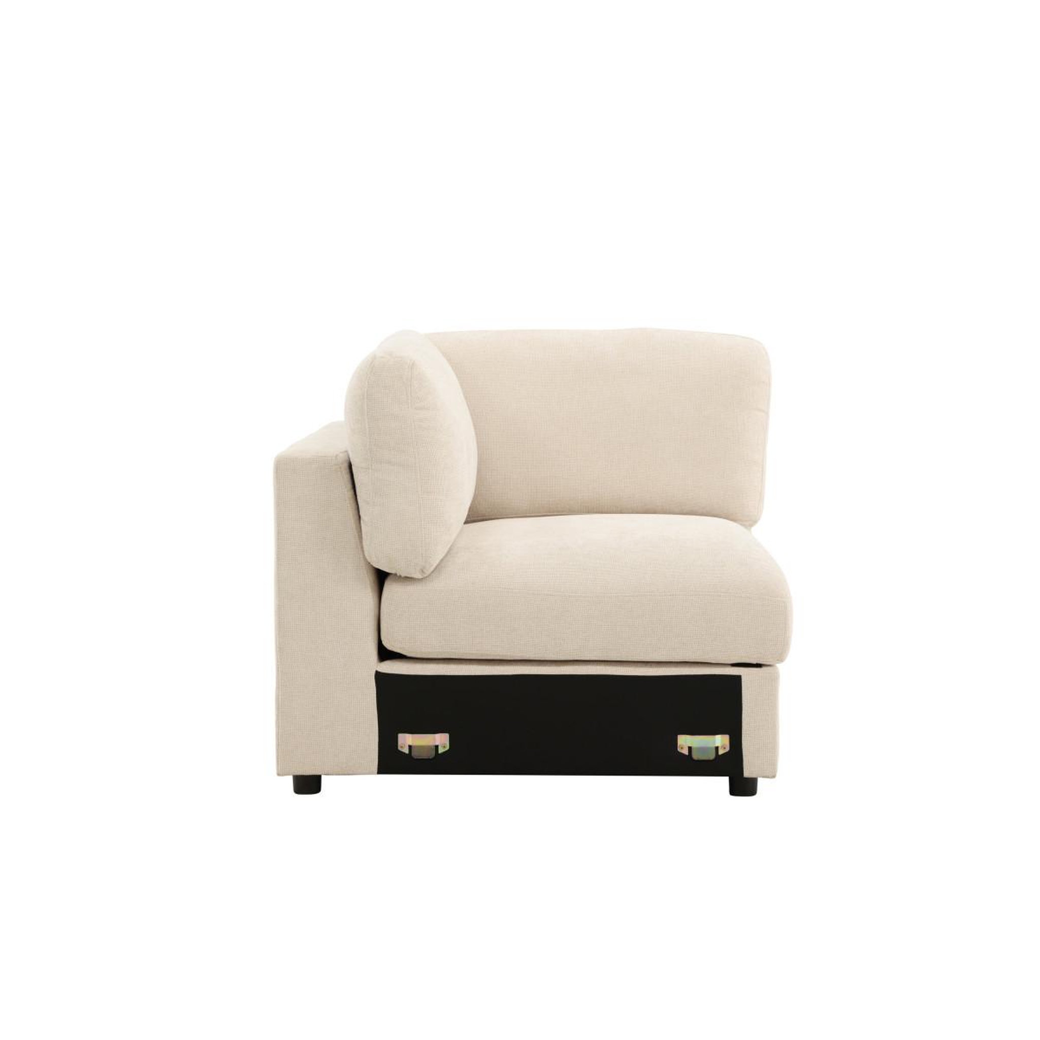 Voir la diapositive 2 : Paris Prix Module canapé d'angle  salerno  99cm beige