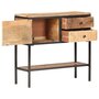 Voir la diapositive 2 : VIDAXL Buffet 85x30x80 cm Bois de manguier brut